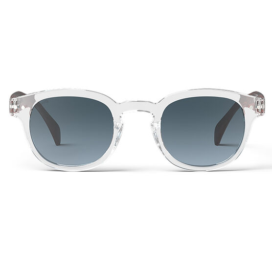 Magritte clear and dark wood sunglasses